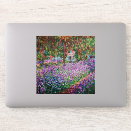 Claude Monet _ The Artists Garden at Giverny Sticker