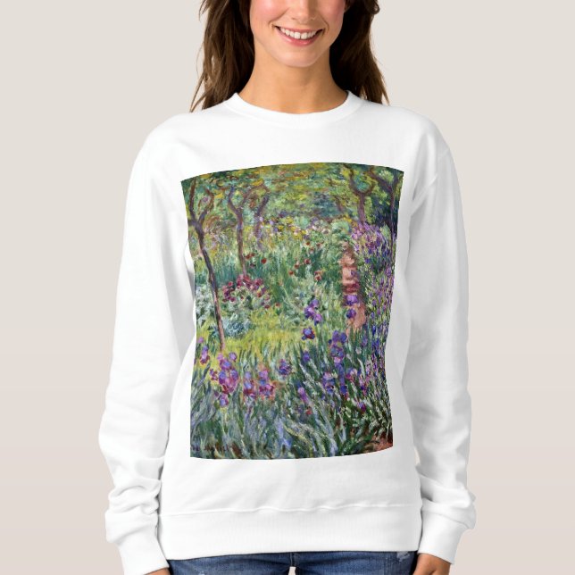 Claude Monet - The Artist's Garden at Giverny Sweatshirt (Front)