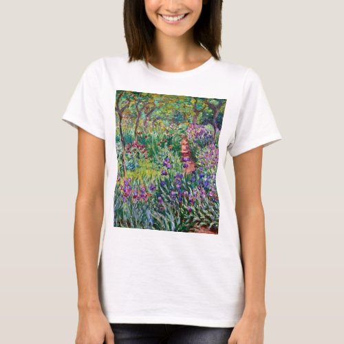 Claude Monet _ The Artists Garden at Giverny T_Shirt