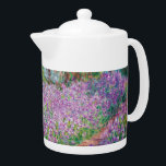 Claude Monet - The Artist's Garden at Giverny Teapot<br><div class="desc">The Artist's Garden at Giverny / Le Jardin de l'artiste a Giverny - Claude Monet,  1900</div>