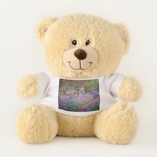 Claude Monet _ The Artists Garden at Giverny Teddy Bear