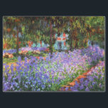 Claude Monet The Artist's Garden at Giverny Tissue Paper<br><div class="desc">Claude Monet's garden in Giverny,  France as painted by the artist.</div>
