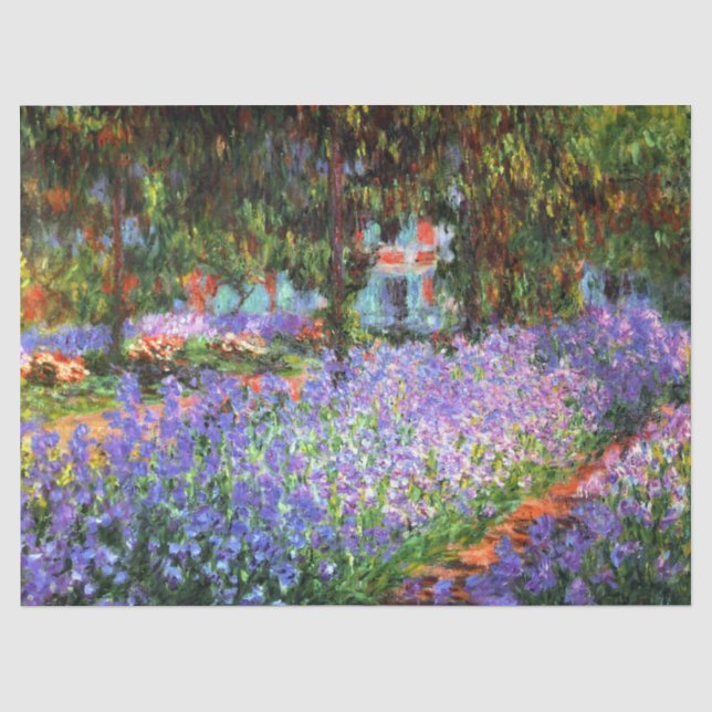 Claude Monet The Artist's Garden at Giverny Tissue Paper (Front)