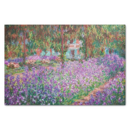 Claude Monet _ The Artists Garden at Giverny Tissue Paper