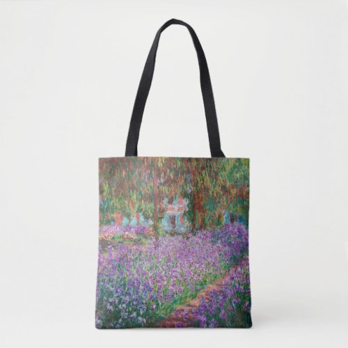 Claude Monet _ The Artists Garden at Giverny Tote Bag