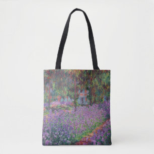 Claude Monet The Artist's Garden at Giverny Tote Bag