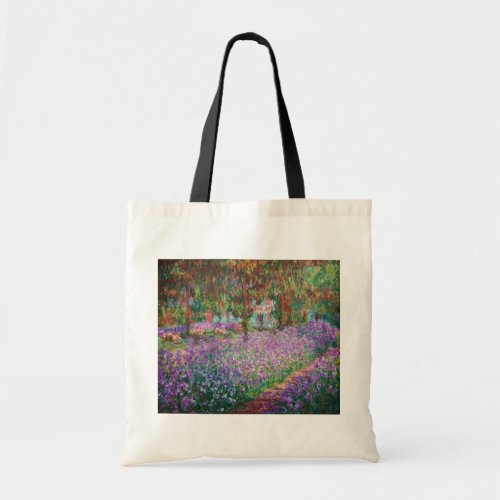 Claude Monet _ The Artists Garden at Giverny Tote Bag