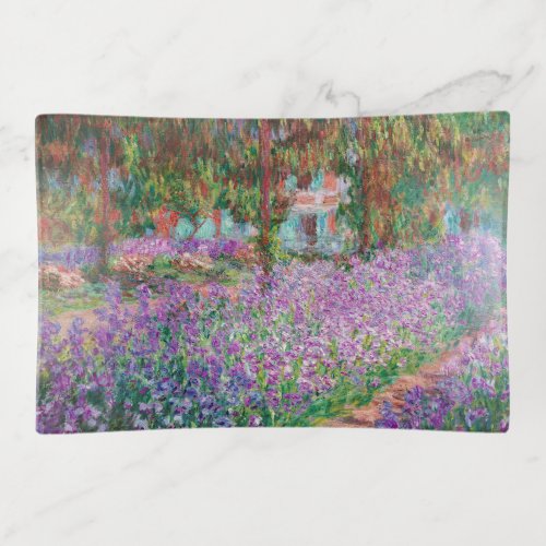 Claude Monet _ The Artists Garden at Giverny Trinket Tray