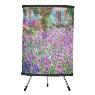 Claude Monet - The Artist's Garden at Giverny Tripod Lamp