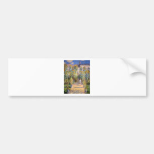 Claude Monet The Artist's Garden at Vétheuil, 1880 Bumper Sticker