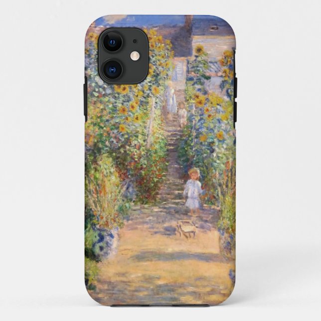 Claude Monet The Artist's Garden at Vétheuil, 1880 Case-Mate iPhone Case (Back)