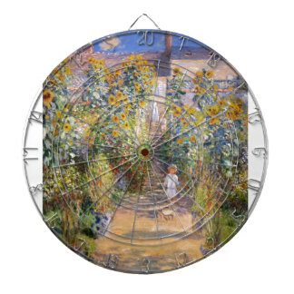 Claude Monet The Artist's Garden at Vétheuil, 1880 Dart Board