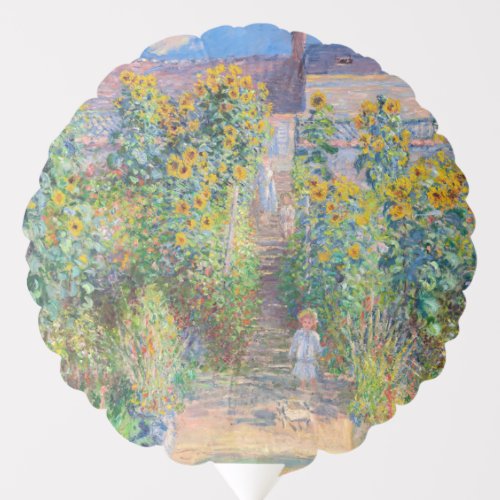 Claude Monet _ The Artists Garden at Vetheuil Balloon