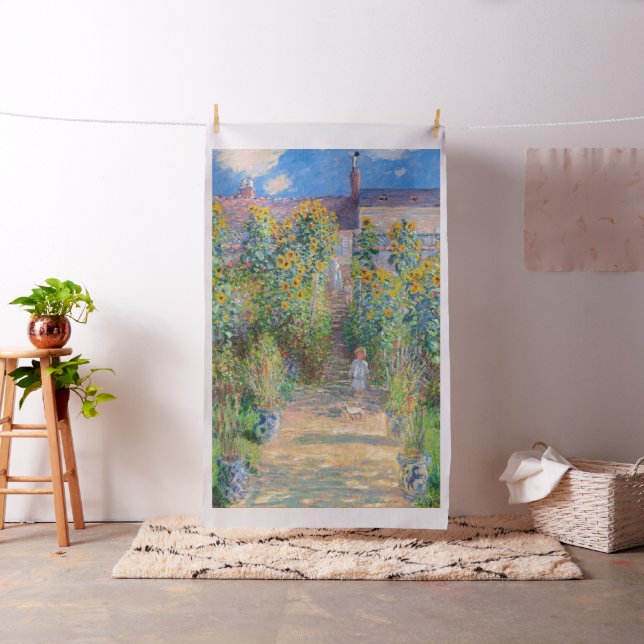 Claude Monet - The Artist's Garden at Vetheuil Fabric (In Situ)
