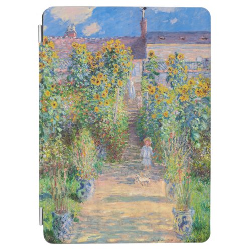 Claude Monet _ The Artists Garden at Vetheuil iPad Air Cover