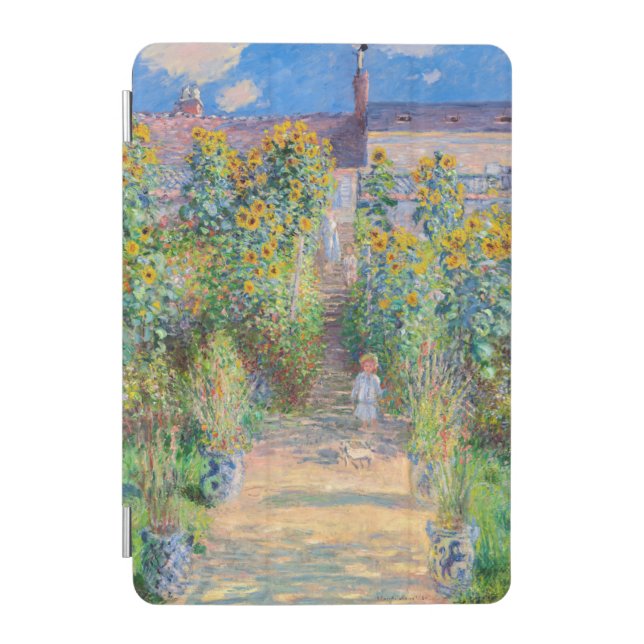 Claude Monet - The Artist's Garden at Vetheuil iPad Mini Cover (Front)