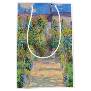 Claude Monet - The Artist's Garden at Vetheuil Medium Gift Bag