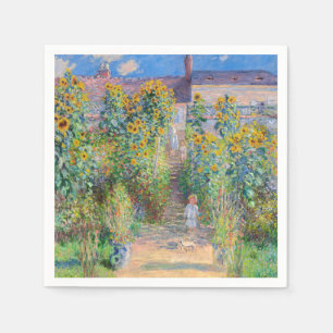 Claude Monet - The Artist's Garden at Vetheuil Napkins