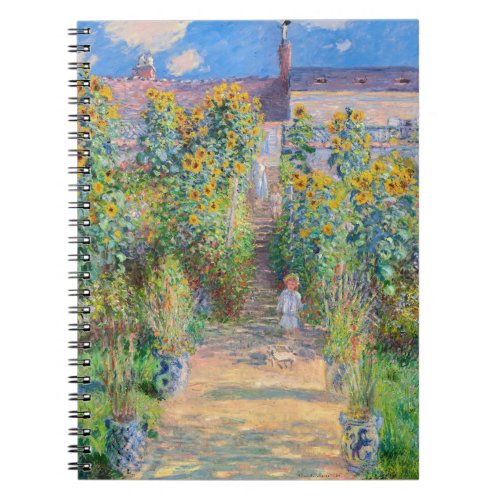 Claude Monet _ The Artists Garden at Vetheuil Notebook