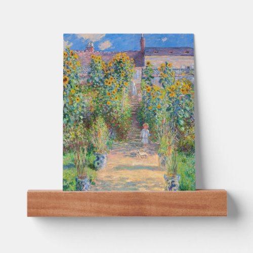 Claude Monet _ The Artists Garden at Vetheuil Picture Ledge