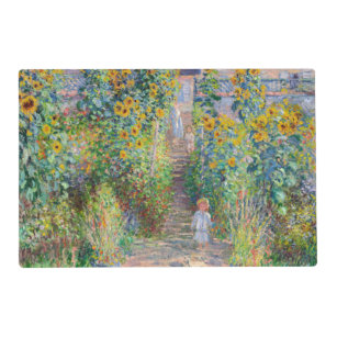 Claude Monet - The Artist's Garden at Vetheuil Placemat