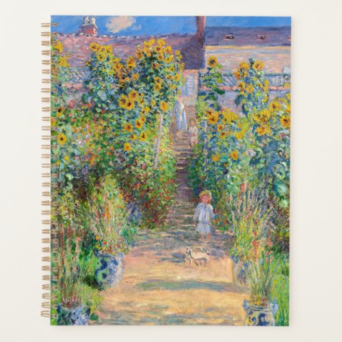 Claude Monet _ The Artists Garden at Vetheuil Planner