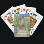 Claude Monet - The Artist's Garden at Vetheuil Poker Cards<br><div class="desc">The Artist's Garden at Vetheuil / Le jardin de l'artiste a Vetheuil - Claude Monet,  Oil on Canvas, 1881</div>