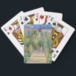 Claude Monet - The Artist's Garden at Vetheuil Poker Cards<br><div class="desc">The Artist's Garden at Vetheuil / Le jardin de l'artiste a Vetheuil - Claude Monet,  Oil on Canvas, 1881</div>