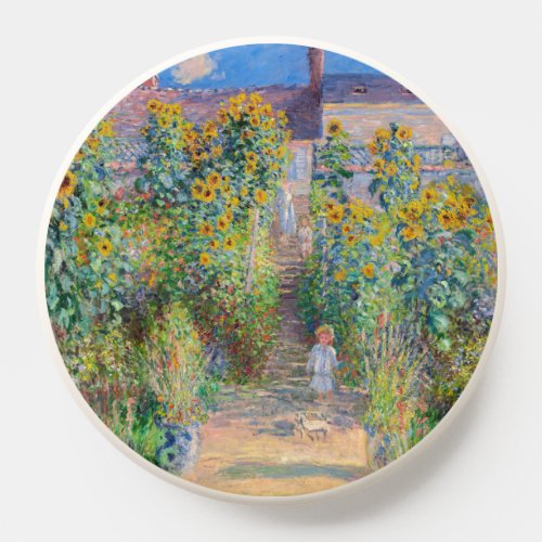 Claude Monet _ The Artists Garden at Vetheuil PopSocket