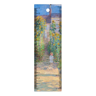 Claude Monet - The Artist's Garden at Vetheuil Ruler
