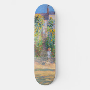 Claude Monet - The Artist's Garden at Vetheuil Skateboard