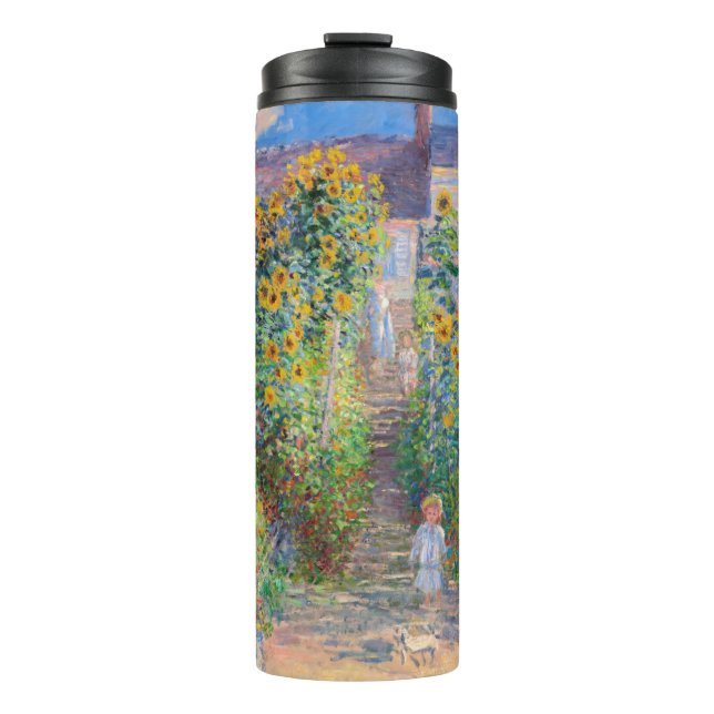 Claude Monet - The Artist's Garden at Vetheuil Thermal Tumbler (Front)