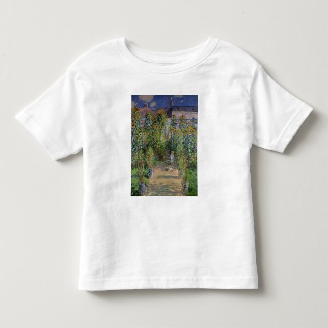 Claude Monet | The Artist's Garden at Vetheuil Toddler T-shirt (Front)