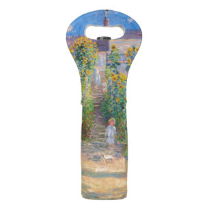 Claude Monet - The Artist's Garden at Vetheuil Wine Bag