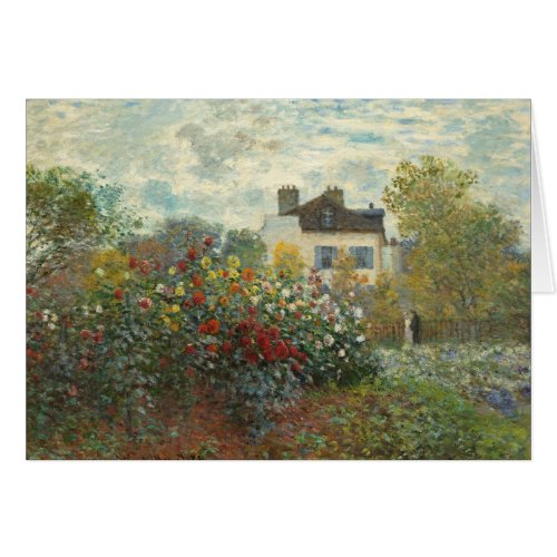 Claude Monet  The Artists Garden in Argenteuil