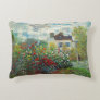 Claude Monet - The Artist's Garden in Argenteuil Accent Pillow