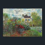 Claude Monet - The Artist's Garden in Argenteuil Acrylic Print<br><div class="desc">The Artist's Garden in Argenteuil / A Corner of the Garden with Dahlias - Claude Monet,  Oil on Canvas,  1873</div>