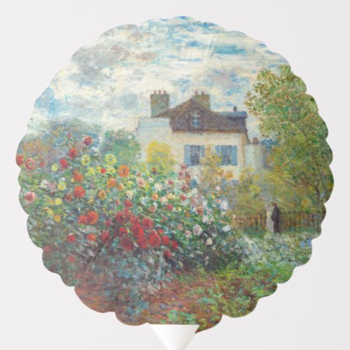 Claude Monet _ The Artists Garden in Argenteuil Balloon