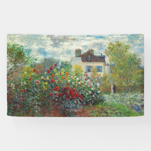 Claude Monet _ The Artists Garden in Argenteuil Banner