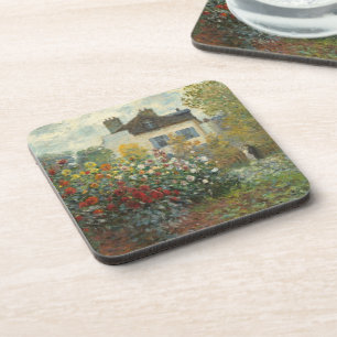 Claude Monet   The Artist's Garden in Argenteuil Coaster