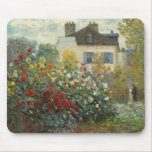 Claude Monet | The Artist&#39;s Garden In Argenteuil Mouse Pad at Zazzle