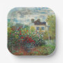 Claude Monet - The Artist's Garden in Argenteuil Paper Plates