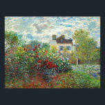 Claude Monet - The Artist's Garden in Argenteuil Photo Print<br><div class="desc">The Artist's Garden in Argenteuil / A Corner of the Garden with Dahlias - Claude Monet,  Oil on Canvas,  1873</div>