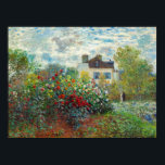 Claude Monet - The Artist's Garden in Argenteuil Poster<br><div class="desc">The Artist's Garden in Argenteuil / A Corner of the Garden with Dahlias - Claude Monet,  Oil on Canvas,  1873</div>