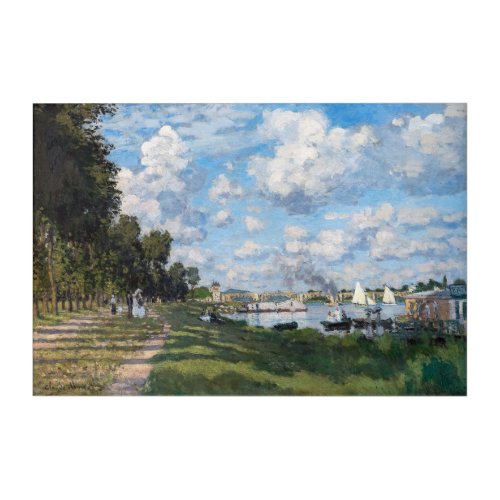 Claude Monet _ The Basin at Argenteuil Acrylic Print