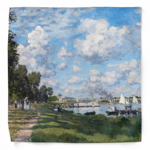 Claude Monet _ The Basin at Argenteuil Bandana
