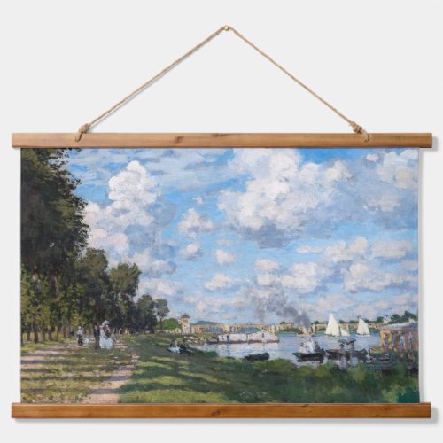 Claude Monet _ The Basin at Argenteuil Hanging Tapestry