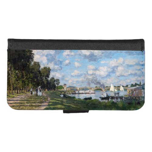 Claude Monet _ The Basin at Argenteuil iPhone 87 Wallet Case