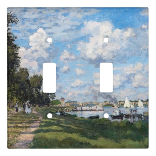 Claude Monet _ The Basin at Argenteuil Light Switch Cover