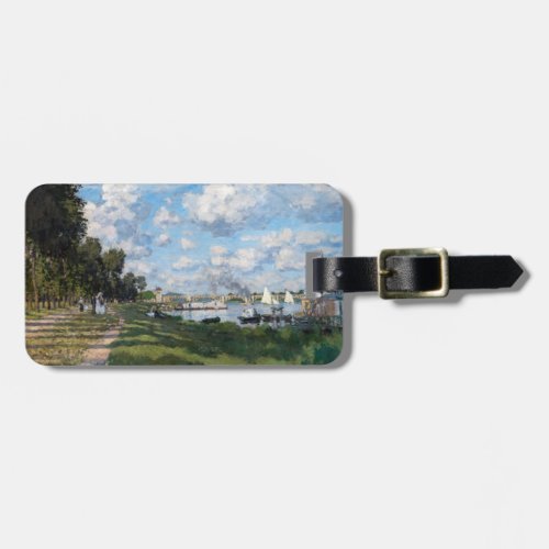 Claude Monet _ The Basin at Argenteuil Luggage Tag